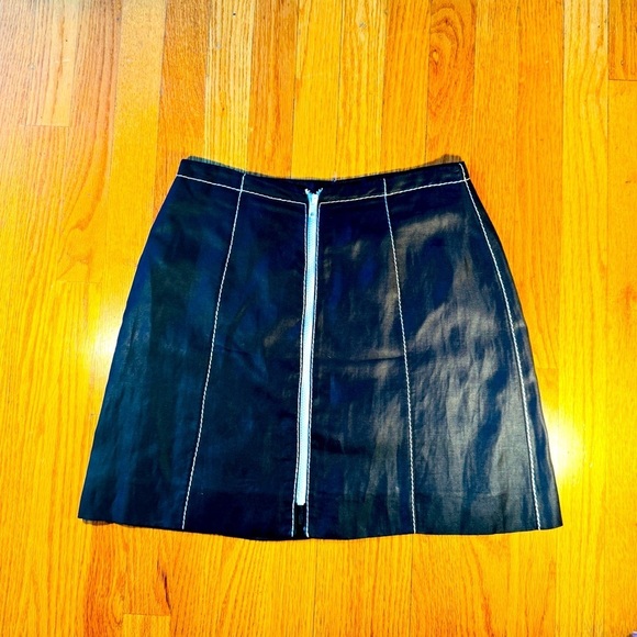 BYBLOS Ladies Rare Vintage Zip Front Mini Skirt | Made in Italy-Stylish Vintage! - Picture 1 of 15